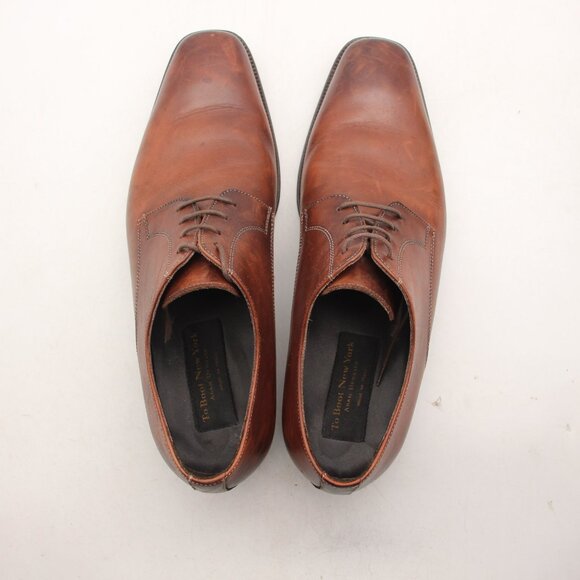 To Boot New York Shoes Adam Derrick Oxford Men\'s 10.5 Brown Leather Plain Toe main image 6